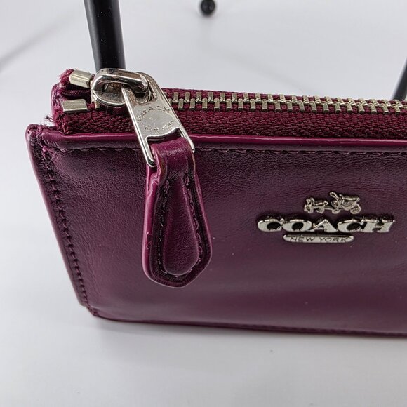 Coach Handbags - 🌸 Coach Mini Skinny ID Case in Vivid Pink - Smooth Leather - Style 64785B 🌸